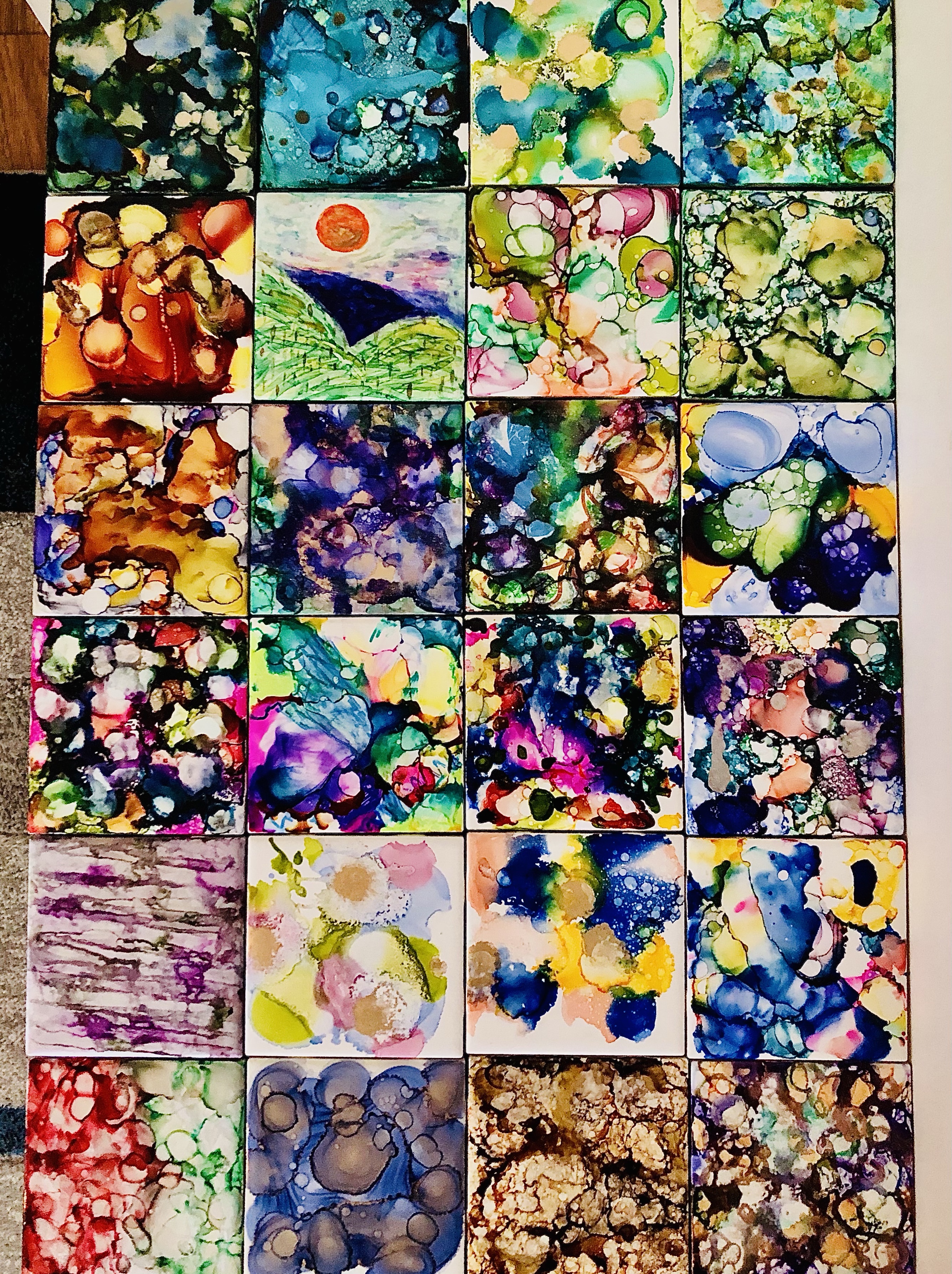 My first 24 tiles – spencesgirl